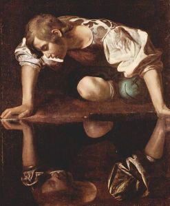 Narcissus, by Caravaggio